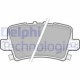 Set Placute Frana Spate DELPHI Honda Civic VIII 1.4-2.2D 09.05- Inaltime 46mm Latime 96mm Grosime 16mm Senzor Uzura Da
