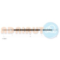 Cablu, frana de parcare ADRIAUTO