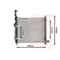 Radiator, racire motor VAN WEZEL