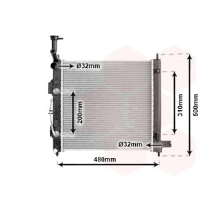 Radiator, racire motor VAN WEZEL