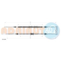 Cablu, frana de parcare ADRIAUTO