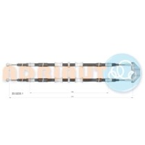 Cablu, frana de parcare ADRIAUTO