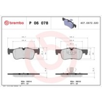 Placute de frana - Tuning BREMBO