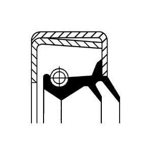 Simering, diferential CORTECO