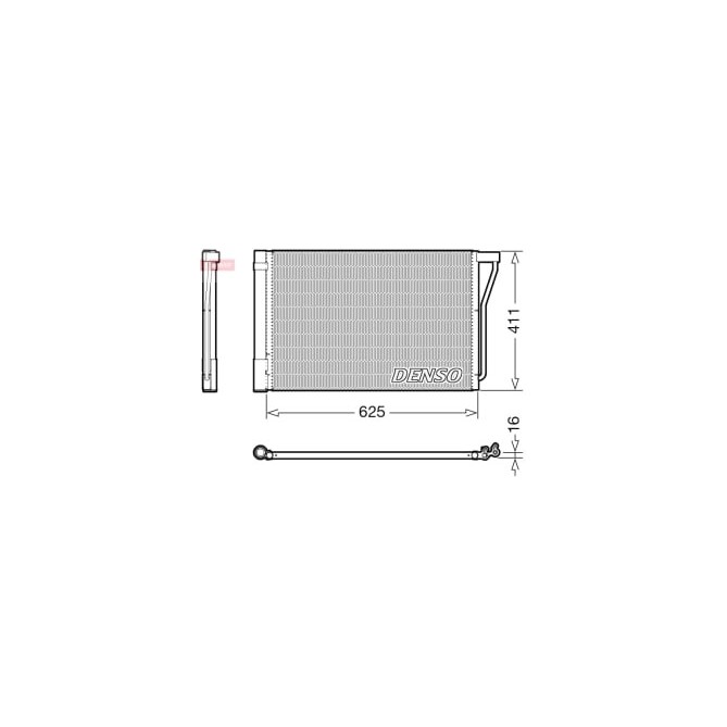 Condensator, climatizare DENSO