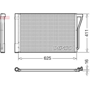 Condensator, climatizare DENSO