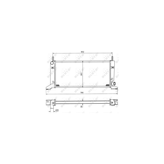 Radiator, racire motor NRF