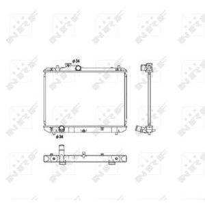 Radiator, racire motor NRF