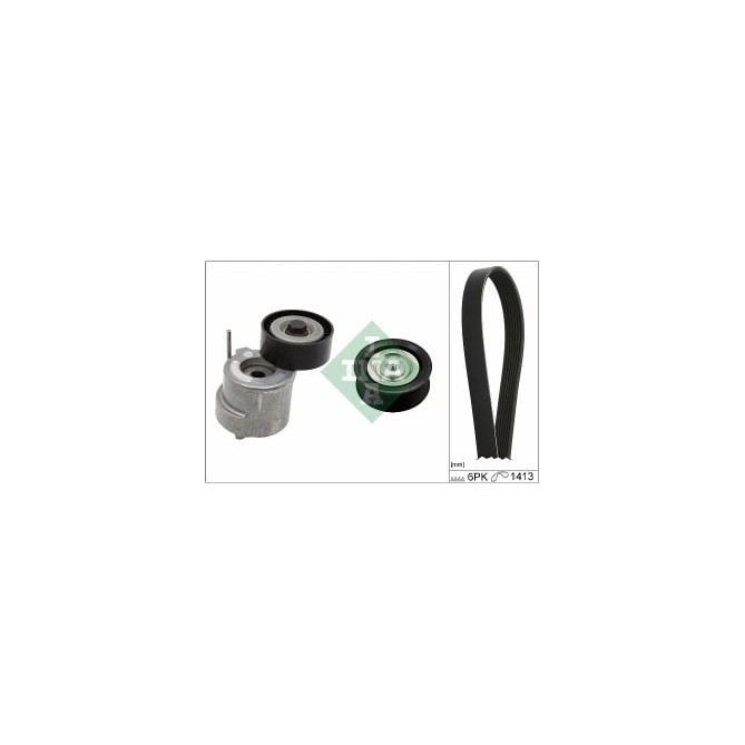 Set curea transmisie cu caneluri INA