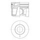 Piston KOLBENSCHMIDT 96 STD Nissan Cabstar NT400 Patrol GR V Atleon RVI D 3.0D 05.00- Diametru 96 mm Lungime 78.1 mm
