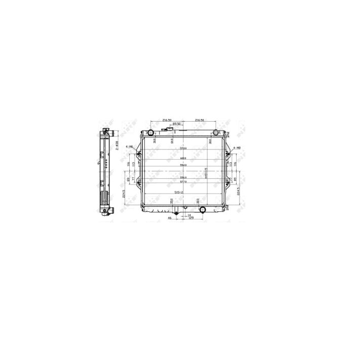 Radiator, racire motor NRF