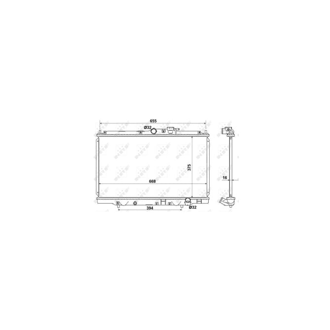 Radiator, racire motor NRF