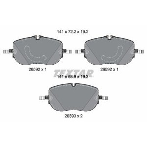 Set placute frana,frana disc TEXTAR