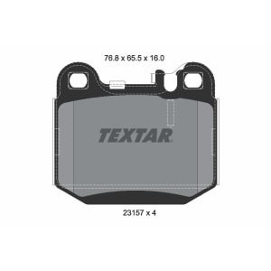 Set placute frana,frana disc TEXTAR