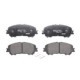 Set placute frana disc Fata TEXTAR NISSAN X-TRAIL III RENAULT KOLEOS II 1.3-2.5ALK Inaltime 59.7mm Latime 141.5mm Grosime 16.7mm