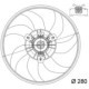 Ventilator radiator MAHLE OPEL CORSA C 1.0 09.00-12.09 Diametru 280mm Tensiune 12V Putere 50W Numar palete 7