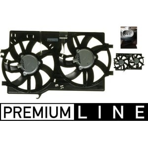 Ventilator, radiator MAHLE