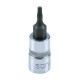Cheie tubulară SONIC 1/4" TORX T6 lungime 37 mm dimensiune 6.3 mm scurtă fără impact