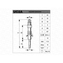 Bujie incandescenta MAGNETI MARELLI