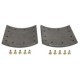 Placute de frana tambur ROULUNDS Ferodou sabot frana Fata/Spate 7,26kg