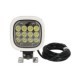 Lampa de lucru LED 12/24V 55W 7000lm 12 LED 110mm lungime 110mm inaltime 85,3mm adancime cu fir 0,25m lumina focalizata WAS