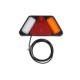 Stopuri spate LED WAS R W228 12/24V cu indicator, lumina ceata, lumina marsarier, lumina frana, parcare, reflector, cablu 2m