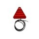Stopuri spate LED WAS 12/24V indicator lumini frana parcare inversare reflector triunghiular 163x143x40mm cablu 0,2m