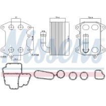 Radiator ulei, ulei motor NISSENS