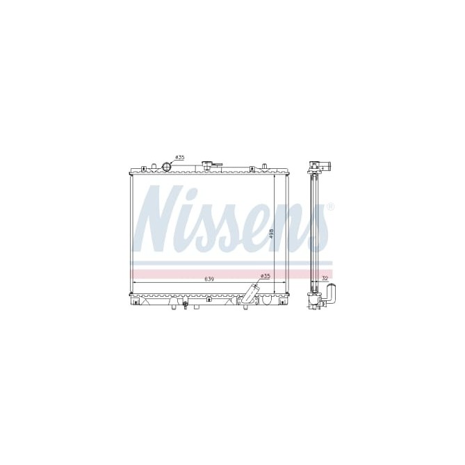 Radiator, racire motor NISSENS