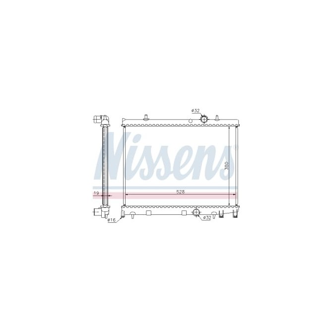 Radiator, racire motor NISSENS