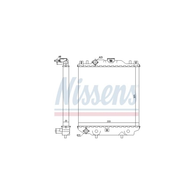 Radiator, racire motor NISSENS