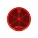 Reflector autoadeziv roșu WAS, diametru 61mm, montare spate