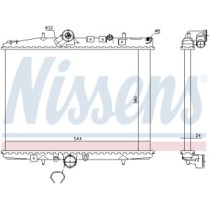 Radiator, racire motor NISSENS