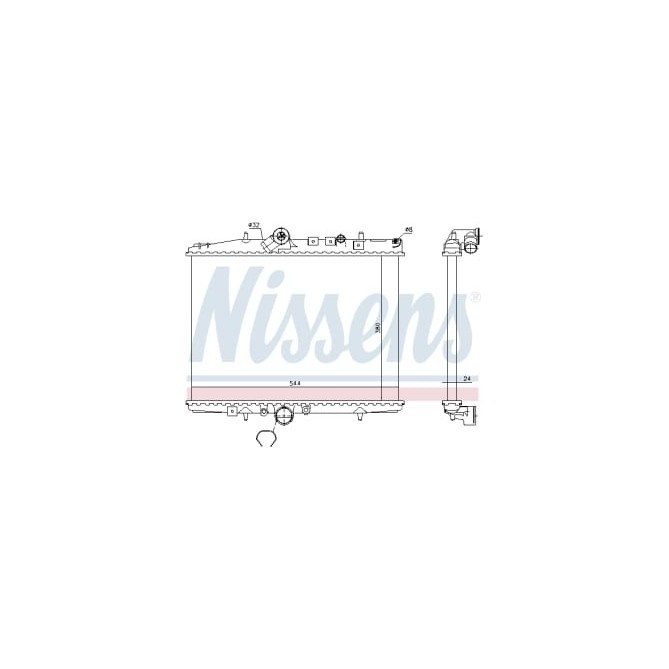 Radiator, racire motor NISSENS