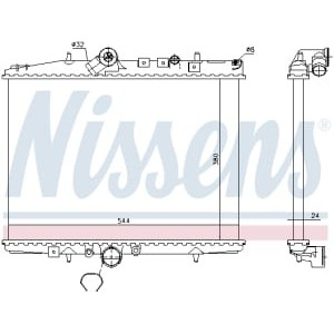 Radiator, racire motor NISSENS
