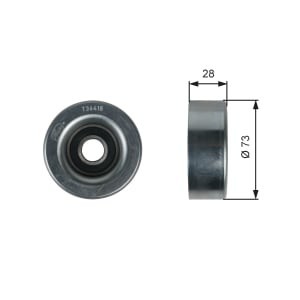 Rola ghidare/conducere, curea transmisie GATES