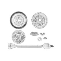 Kit de modificare, ambreiaj OE SKODA