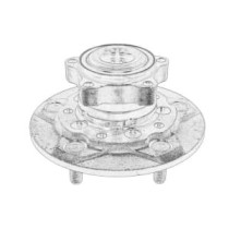 Kit rulmenti roata OE FORD