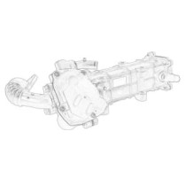 Radiator, recirculare gaze de esapament OE FIAT