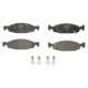 Set placute frana fata DELPHI JEEP CHEROKEE GRAND CHEROKEE I II 2.7D-4.7 09.91-09.05 inaltime 55mm latime 192mm grosime 17mm