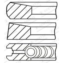 Set segmenti piston GOETZE