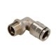 Cap de cuplare pneumatică metal Brida U 3/8 inch montare TEKALAN cotul tip exterior fir 12x1,5 mm 1 buc PNEUMATICS