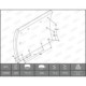 Set garnituri de frictiune frana tambur BERAL Ferodou sabot frana 350x200 Latime 200mm Grosime 18.1mm/18.7mm