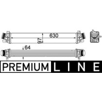 Intercooler, compresor MAHLE
