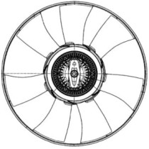 Ventilator, radiator MAHLE