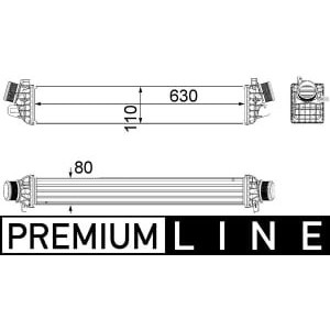 Intercooler, compresor MAHLE