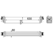Intercooler, compresor MAHLE