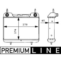 Radiator ulei, ulei motor MAHLE