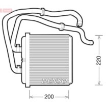Schimbator caldura, incalzire habitaclu DENSO