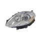 Lampa frontala Stanga DEPO halogen 2*H1/PY24W/W5W electric motor FIAT BRAVO II 01.06-12.07 cromat galben